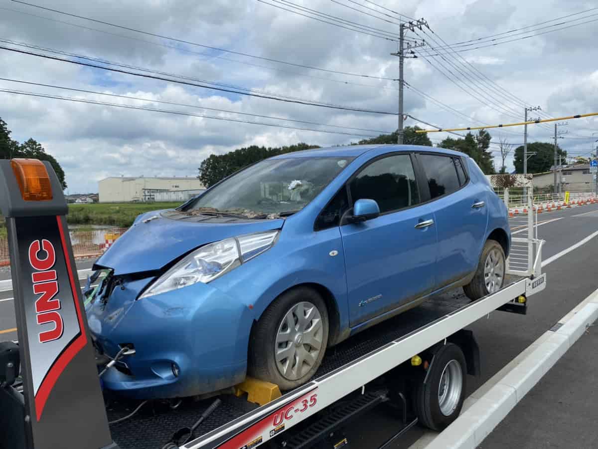 千葉県内での放置車両撤去の実績写真